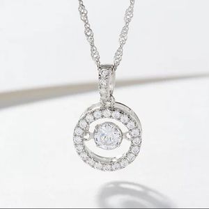 Diamonique cubic zirconia necklace